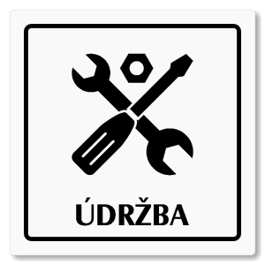 Údržba, 118x118mm, bílá, Arizona
